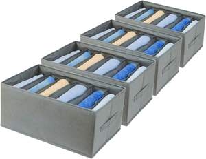 Vietnam-Made Foldable Non-Woven <b>Fabric</b> <b>Storage</b> <b>Boxes</b>-Custom <b>Cube</b> Organizers with Handles for Closet Use - Product Image 3