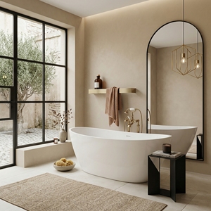 Bañera Independiente de Diseño Exclusivo FW-8820-66, Moderna y Duradera, de Acrílico, para Uso en Interiores de Apartamentos - Product Image 5