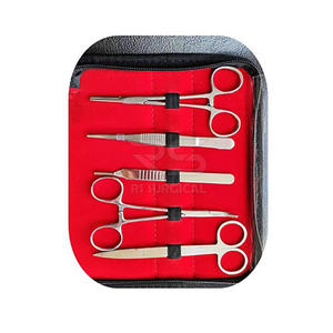 Kit complet de pratique et de formation de suture manuelle tout-en-un en acier inoxydable chirurgical pour étudiants en médecine avec certification CE - Product Image 5