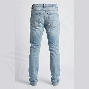 Pantalones Vaqueros de Mezclilla para Hombre 2025, Pantalones Ajustados, Vaqueros Ajustados para Hombre, Venta al por Mayor de Fábrica, Transpirables, Rectos, Servicio OEM - Product Image 2