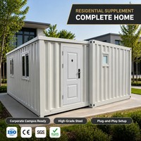 Maison conteneur préfabriquée renforcée et pliable pour salle de sport à domicile et studio de fitness en plein air