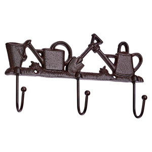 Modern Iron <b>Keys</b> Wall Mounted <b>Key</b> Holder With 4 Hooks Decorative Vintage Metal <b>Key</b> <b>Rack</b> For Home And Kitchen Organization - Product Image 2