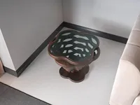 Mesa de centro de madera maciza de calidad superior al por mayor para la decoración del hogar de la sala de estar con estante de almacenamiento disponible