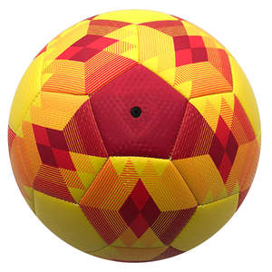 Colorful Striped Print Team Sports Match Training Pu Soccer Ball Professional Custom Size Soccer <b>Football</b> - Product Image 1