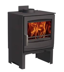 Estufa de Pellets de Madera y Acero Independiente con Diseño Ecológico y Duradero para Quemar Leña y Cocinar - Product Image 3