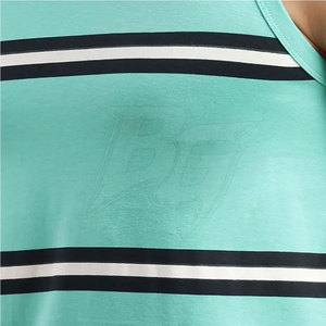 เสื้อกล้ามออกกำลังกายผู้ชายแบบถักพิมพ์ลายตามสั่ง ผ้าฝ้าย 100% ระบายอากาศได้ดี น้ำหนักเบา เหมาะสำหรับการฝึกซ้อมฟิตเนสและกิจกรรมกลางแจ้ง - Product Image 5
