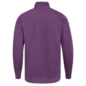 Sudadera de cuello alto con media cremallera para hombre, de talla grande Sudadera con capucha y hombros caídos, chándal en blanco para hombre, ropa de calle informal, OEM de invierno - Product Image 5