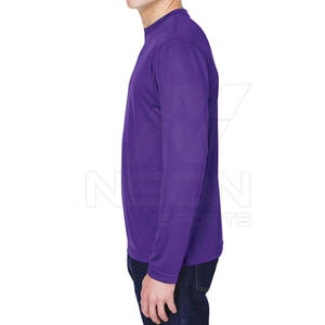 Chemise à manches longues avec logo personnalisé, style décontracté, respirante, motif uni, homme, 100% coton, manches longues - Product Image 4