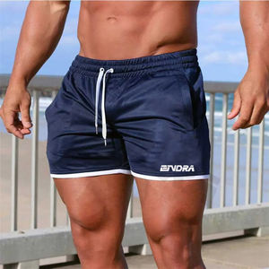 Pantalones cortos de fitness para correr para hombre con logotipo personalizado - Product Image 2
