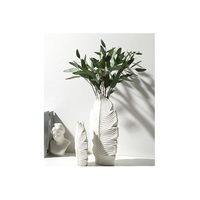 Jardinières en métal en fer de haute qualité pour jardin et décoration de la maison Pots de fleurs extérieurs de style moderne avec revêtement en poudre blanche