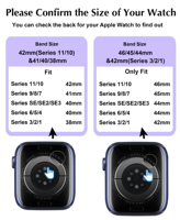 Kadınlar için Apple Watch Elmas Süslemeli Paslanmaz Çelik Kordon, Apple Watch 11-1 SE3-1 38 40 41 42 44 45 46, OEM ODM