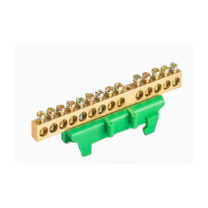 Trung tính Trái Đất thanh điện Din Rail busbar khối thiết bị đầu cuối với chủ - Product Image 3