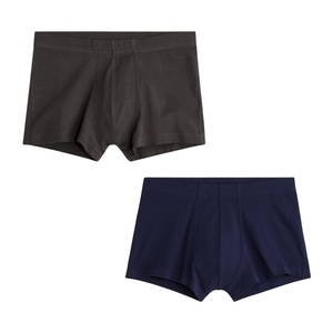 Calzoncillos bóxer de cintura alta para hombre, precio al por mayor, 94% modal, 6% Spandex, ropa interior de tiro medio de tela personalizada para hombre, fabricado por Cotton - Product Image 1