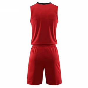 Ropa deportiva transpirable Recién llegado Uniforme de baloncesto Venta en línea alta Uniforme de baloncesto sin mangas - Product Image 4