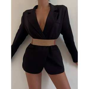 Ceinture en tissu élastique ornée de strass - Product Image 1