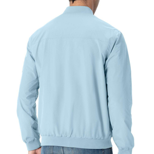 2024 chaqueta de bombardero de invierno de estilo callejero Unisex de alta calidad de punto con cremallera ligera logotipo personalizado bordado bolsillo servicio OEM - Product Image 2