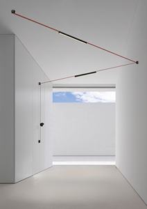 Rail d'éclairage à LED linéaire avec diffuseur 24W DC48V 4000K Système d'éclairage sur rail textile noir Nouveau éclairage moderne à ceinture magnétique tissée - Product Image 3