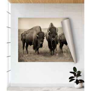 Tableau imprimé sur toile : Décoration murale animaux de la ferme rustiques, affiche enroulable - Product Image 1