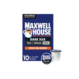 แม็กซ์เวลล์ เฮ้าส์ ดาร์ก ซิลค์ ดาร์ก โรสต์ กาแฟแบบแคปซูล เอ-คิวพี บรรจุ 10 แคปซูล/กล่อง - Product Image 1
