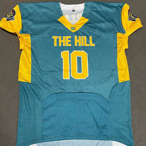 Vêtements de sport Uniforme de football américain bicolore Uniforme de football américain sur mesure à séchage rapide - Product Image 2