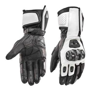 Gants de moto en cuir véritable Offre Spéciale Racing Riding Touchscreen Full Finger Motorbike Gloves - Product Image 1