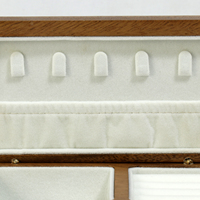 Boîte à bijoux en bois couvercle verrouillable organisateur fait à la main personnalisé noyer artisanat Folk Art Europe affichage fête des mères classique rustique cadeau