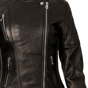 New Motorcycle Leather <b>Jacket</b> Spring and Autumn Women's <b>Jacket</b> Short Slim Fit <b>Jacket</b> Plus <b>Size</b> Women Clothing With Good Fabric - Product Image 5