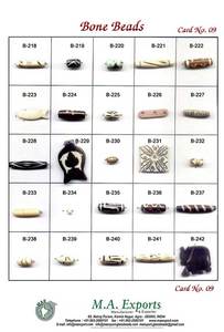 Nouveauté Perles d'os de haute qualité de 9 mm X 6 mm à 36 mm X 6 mm pour la fabrication de bijoux Emballage en vrac - Product Image 3