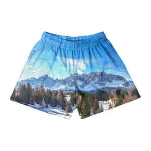 Shorts Athlétiques Respirants Taille Haute pour Femmes, Couleur Unie, Impression de Logo Personnalisée, Style Vintage, 100% Coton, Tendance - Bas prix - Product Image 6