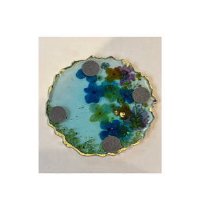 Posavasos de resina epoxi de forma hexagonal para uso en comedor al aire libre diseño y material de primera calidad a muy buen precio - Product Image 3