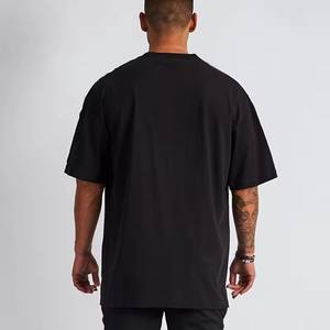 Camiseta de punto para hombre, de manga corta, cuello redondo, 100% algodón orgánico, transpirable, estilo pulóver, color liso, holgada e informal, ¡gran oferta! - Product Image 3