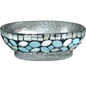 จานสบู่โลหะสำหรับงานหนักพร้อมพื้นผิวหินอ่างล้างจานสบู่ซักผ้าแบบมีที่ระบายน้ำด้วยตัวเองสำหรับอุปกรณ์ห้องน้ำ - Product Image 1