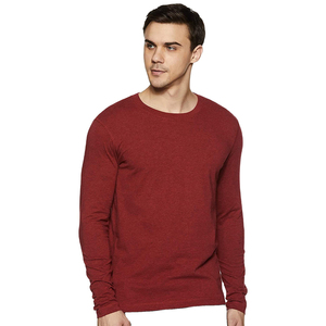 T-shirt Homme à Manches Longues en Coton 100% Personnalisé en Gros, Design Personnalisé, Streetwear Ajusté, 2026 - Product Image 1