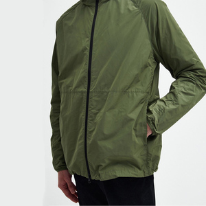 Men's Lightweight Waterproof Casual Hooded Windbreaker <b>Jacket</b> for Outdoor Sports Fishing Polyester Nylon Filled Fitness Ronpex - Product Image 2