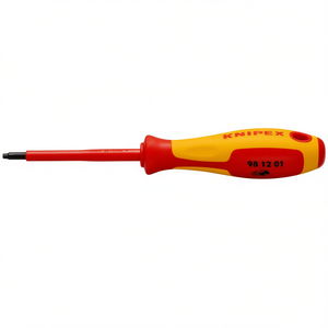 Tournevis Robertson R1 de qualité industrielle Knipex avec poignée en plastique et tête carrée, finition lisse - Product Image 3