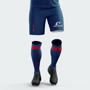 Ensemble Maillot et Short de Football Personnalisé pour Homme, 100% Polyester, Séchage Rapide, Respirant, Tenue d'Équipe, Service OEM, Vente Directe Usine, Prix Bas - Product Image 6