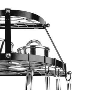 Support de Pot de Design fantaisie classique pour casseroles couverture et casseroles cintre crochet ustensiles support de rangement suspendu mural organisateur de cuisine - Product Image 3