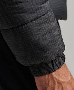 Veste matelassée en polaire chaude d'hiver pour hommes nouveau manteau coupe-vent imperméable en polyester et coton avec col à capuche de couleur unie - Product Image 2