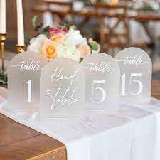 Arch Acrylic <b>Table</b> Numbers Variety Design Acrylic Sign,Plexi <b>Table</b> Numbers, Luxury Wedding <b>Table</b> Decor Centerpieces Decorations - Product Image 2