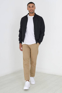 Chaqueta Bomber de Invierno para Hombre, con Cierre Frontal, Diseño Casual, Logotipo Personalizado de Alta Calidad, Resistente al Viento, Transpirable, con Cuello Redondo - Product Image 4