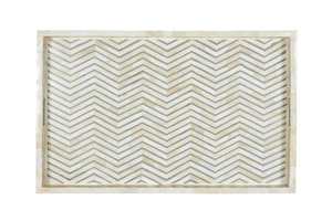 Plateau de service de luxe en incrustation d'os de haute qualité, vaisselle de cuisine la plus vendue pour l'alimentation, prix d'usine direct pour le salon - Product Image 3