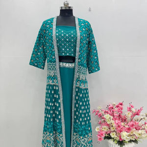 แนะนำชุดเสื้อปาร์ตี้เลเฮงก้าและโคติสำหรับชุดอินเดียและปากีสถานสำหรับอาหารกลางวัน! - Product Image 1