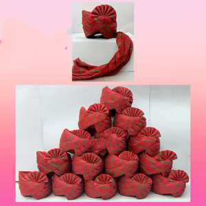 Turban Pagadi coloré traditionnel indien du Rajasthan, populaire pour les mariages, en coton, pour les hommes, pour les cérémonies de mariage, les occasions spéciales - Product Image 2