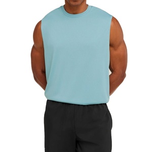 เสื้อกล้ามออกกำลังกายผ้าฝ้ายทรงหลวมแบบสั่งทำพิเศษ รุ่นฮิตปี 2026 ตัดข้าง ทรงปกติ ระบายอากาศได้ดี เหมาะสำหรับการฝึกกล้ามเนื้อ - Product Image 5