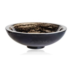 Frutero de resina de lujo pulido brillante textura hecha a mano aspecto artístico elegante adecuado para mesa de comedor o decoración del hogar - Product Image 6