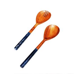 Fabriqué en Inde, ensemble de saladiers en résine écologique, résistant au lave-vaisselle, moderne, 11 pouces, ustensiles à salade pour la maison et la cuisine - Product Image 6