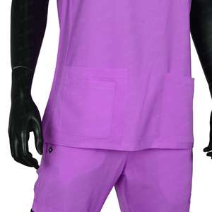 Blaze Fight Easy Care Scrubs Infirmière Manches Courtes Ensembles Uniformes D'hôpital Sans Rides pour Une Utilisation Clinique - Product Image 6