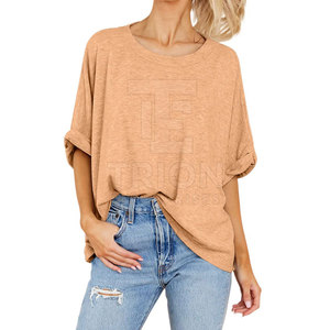 Service OEM, prix de gros, t-shirt oversize pour femmes, nouveau style, t-shirt oversize pour femmes sur mesure, t-shirt oversize à séchage rapide - Product Image 2