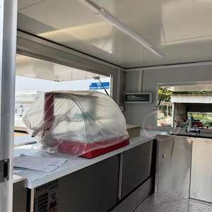 รถลากอาหารขนาดใหญ่พร้อมรถเข็นขายอาหารแบบเคลื่อนที่ในห้องครัวที่มีอุปกรณ์ครบครัน - Product Image 6