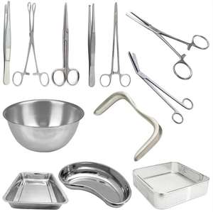Conjunto de instrumentos quirúrgicos básicos de Obstetricia y Ginecología para parto, la mejor calidad - Product Image 3